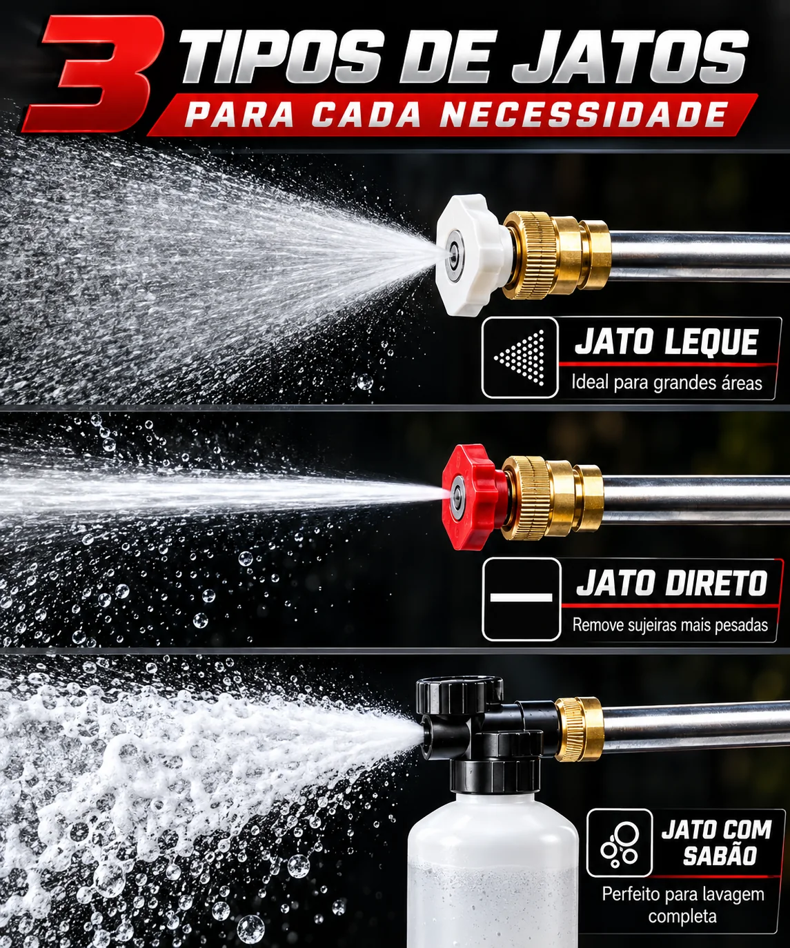 Uso profissional da lavadora portátil